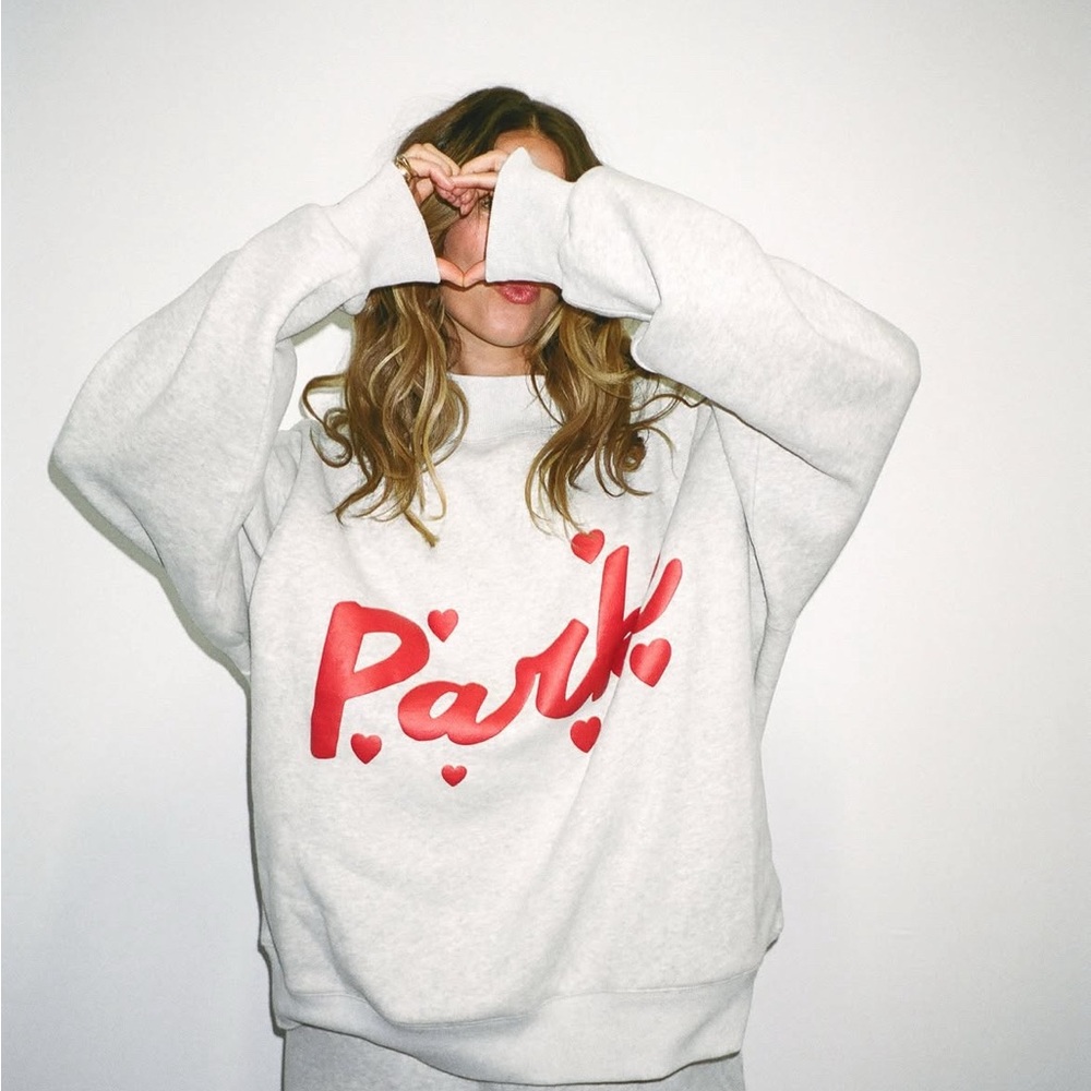 Parke Red Hearts Mockneck
